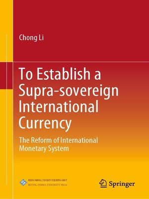 cover image of To Establish a Supra-sovereign International Currency